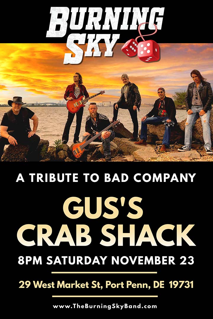 Gus's Crab Shack - Burning Sky Band - November 23, 2024