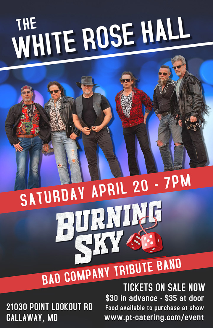 White Rose Hall - Burning Sky Band - April 20, 2024