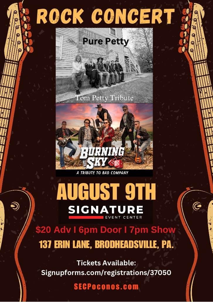 Burning Sky - Bad Company Tribute - Aug 9 show at Signature Event Center